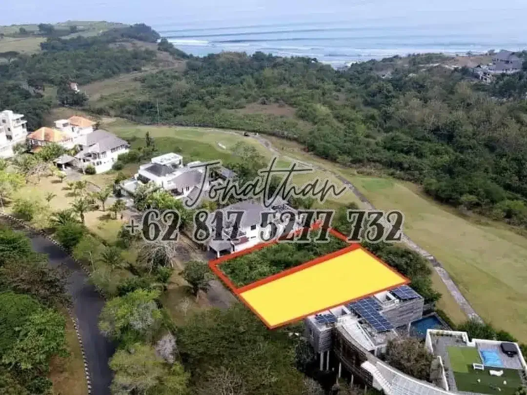 Dijual Tanah Ocean dan Golf View Zona Wisata di Pecatu Indah Resort Bali - LSADT - Image 9 of 10
