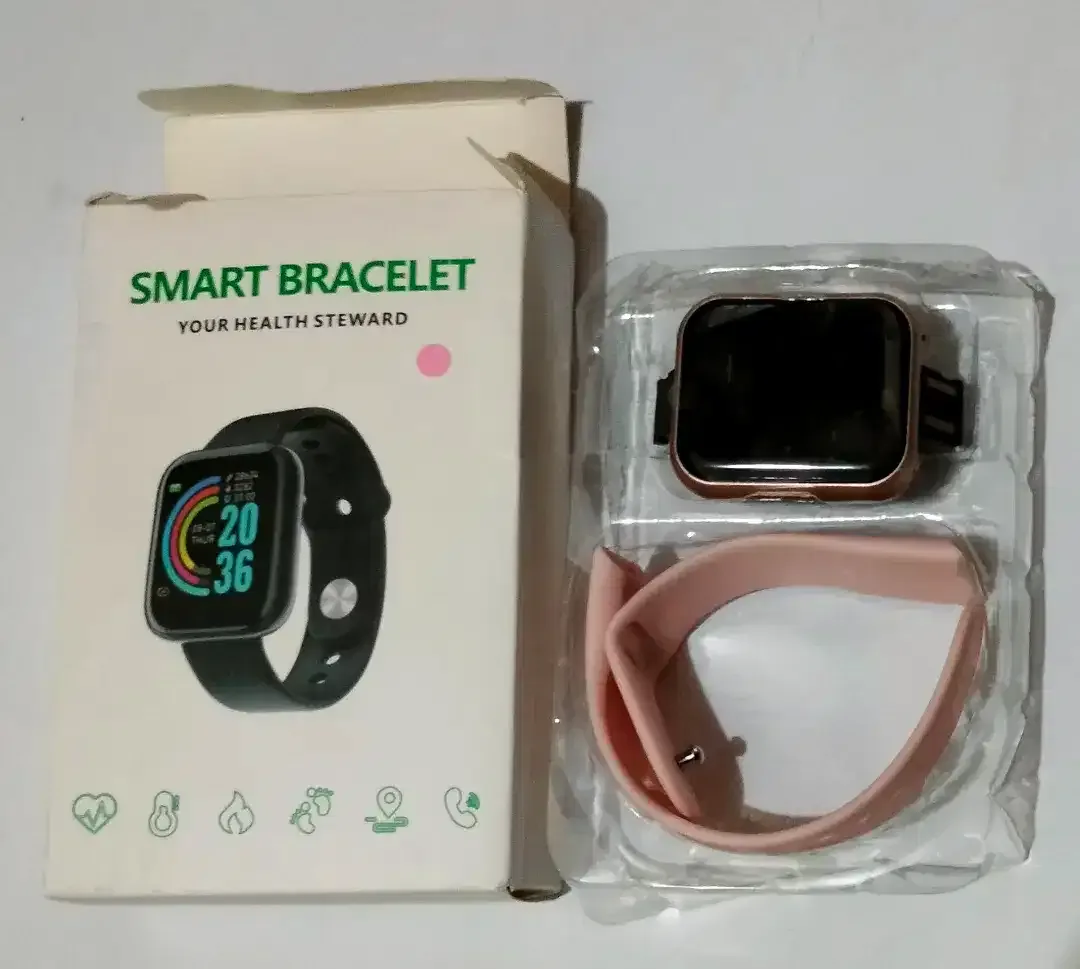 smart watch hitam dan ungu - Image 1 of 4