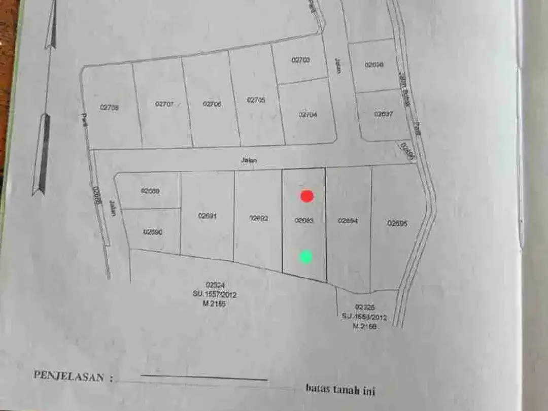 Lahan premium 2 are 5 menit dari RS kasih ibu saba lingkungan nyaman bebas banjir - Image 4 of 6