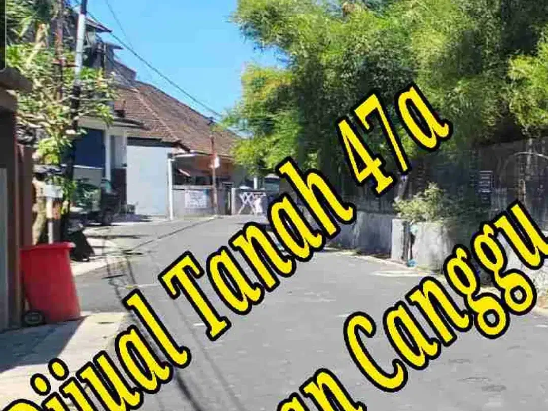 Dijual Tanah 47a di Jln induk Tiying Tutul Pererenan Canggu Bali - Image 1 of 6