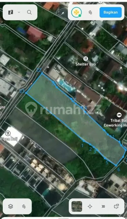 Tanah Strategis Pink Zone Premium Dekat Pantai, Pererenan - Image 1 of 4