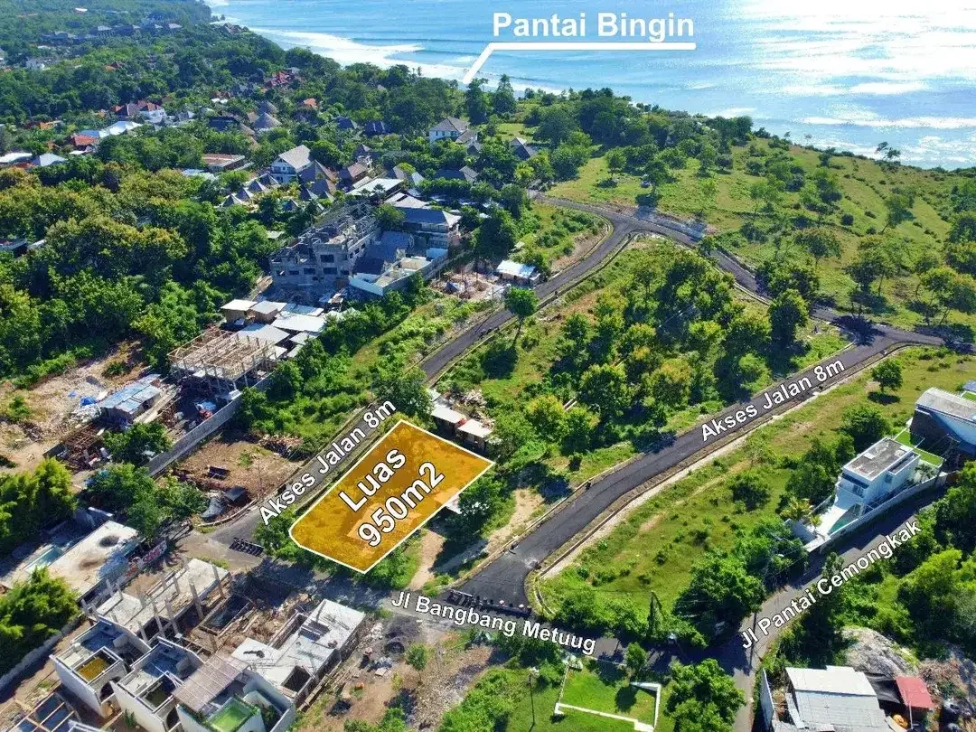 Tanah Ocean View Pantai Bingin Pecatu Badung - Image 4 of 9