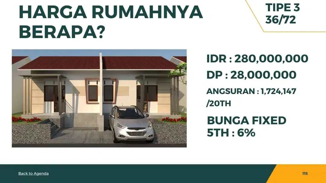 Rumah Bali 280 jutaan bisa KPR cicilan 1jt-an SHM siap huni - Image 3 of 10
