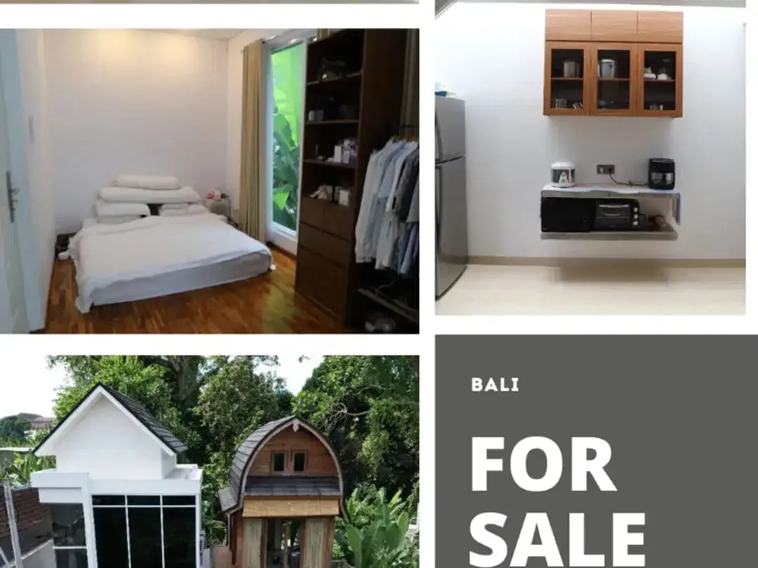 DIJUAL MURAHH RUMAH / VILLA DI BALI  PRIVATE POOL 15 menit ke canggu - Image 1 of 10