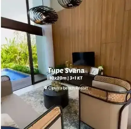Resvara Ciputra Beach Resort Sea View Premium Resort Living - Image 1 of 10