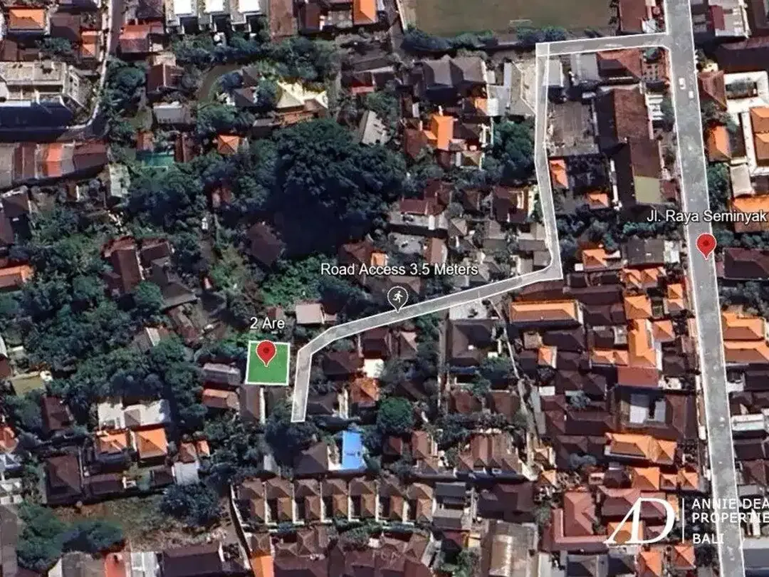 LEASEHOLD | 2 ARE LAND IN PRIME SEMINYAK - 48-YEAR LEASE - Image 1 of 8