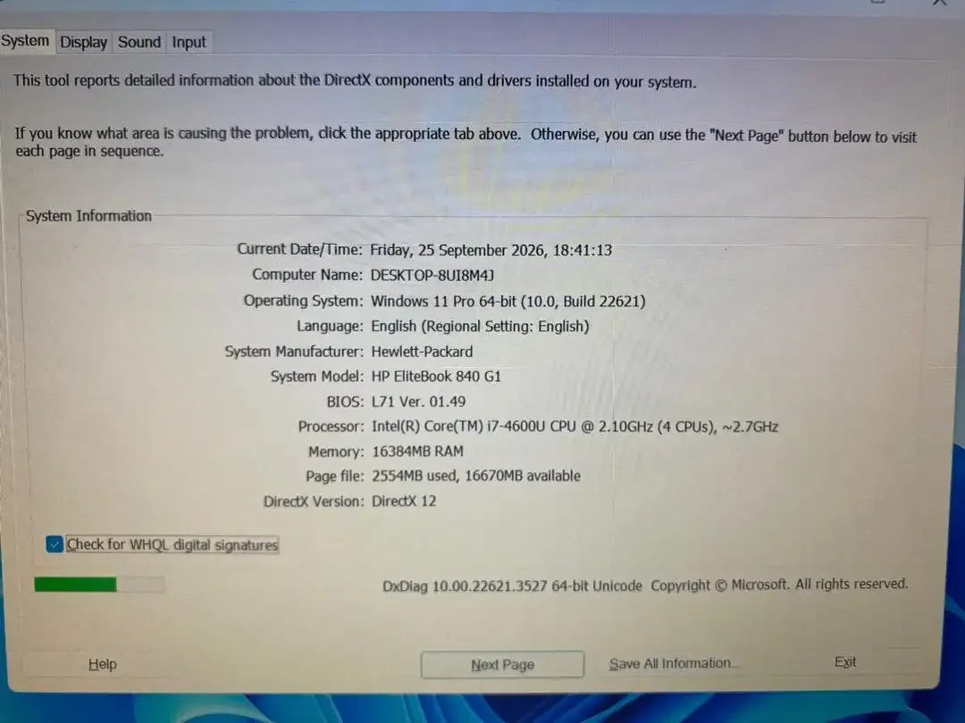 Laptop HP Elitebook 840 G1 Core i7 Ram 16GB SSD 256GB FHD Slim Mulus - Image 9 of 10