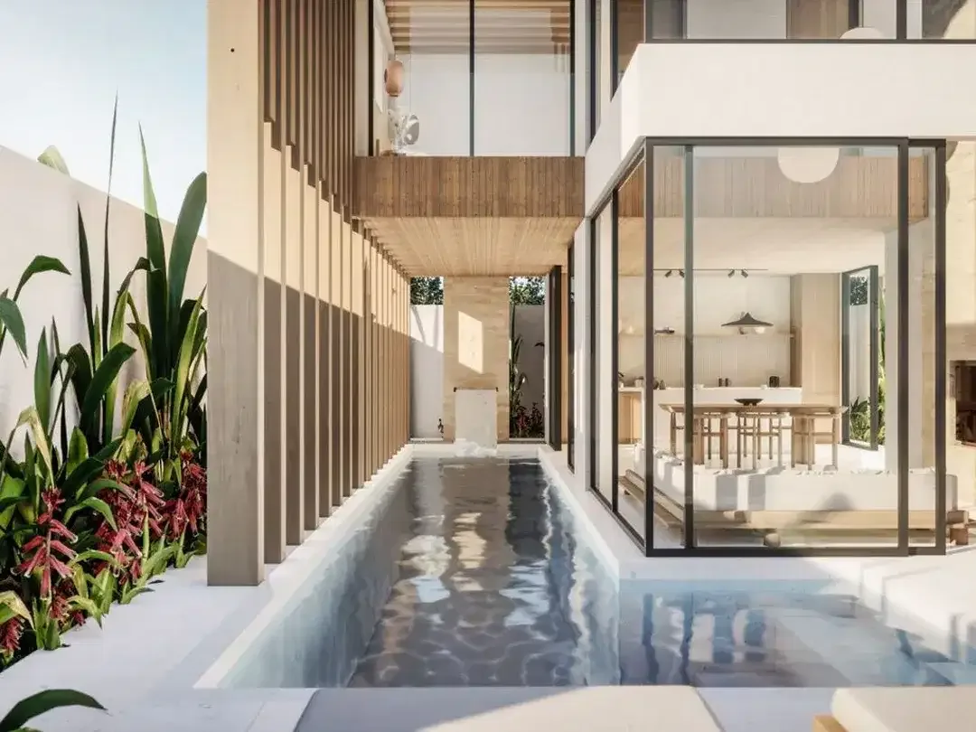 Contemporary 2-Bedroom Villa With 26-Year Leasehold In Kerobokan - Image 1 of 9