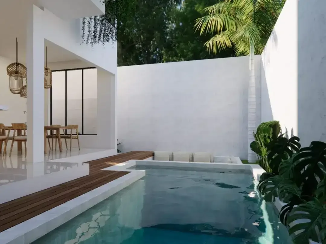 VILLA BRAND NEW PRIVAT POOL SEMI FURNISHED LOKASI STARTEGIS DI CANGGU - Image 6 of 10
