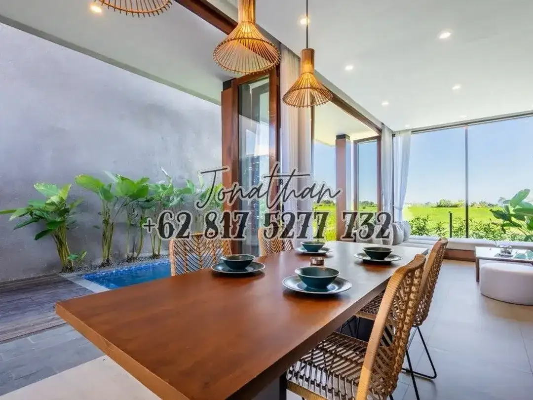 BRAND NEW VILLA 2BR VIEW SAWAH DAN SUNGAI DI KEDUNGU TABANAN - VSANG - Image 5 of 10