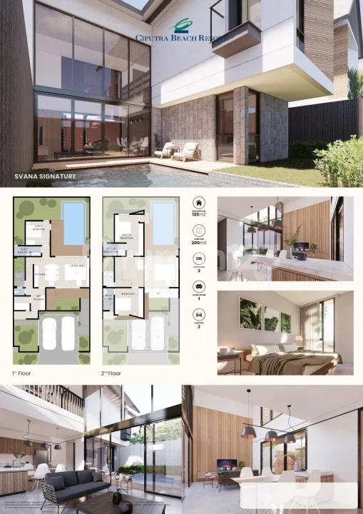 Villa Modern 2 Lantai Tipe Resvara - Ciputra Tabanan - Image 2 of 4
