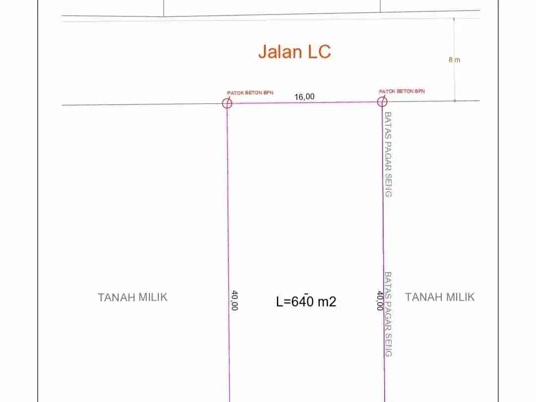 Tanah 640m² Area Pergudangan Gatsu Barat - Image 5 of 6