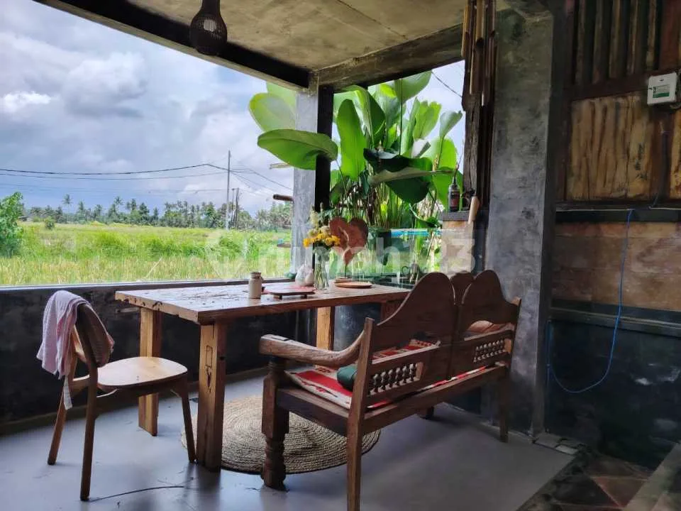 For Rent Villa Rice Field View 10 Menutes From Mongkey Forest Center Ubud Bali Indonesia Strategis 40 Menit From Canggu Nyanyi Beach Tanah Lot - Image 1 of 4