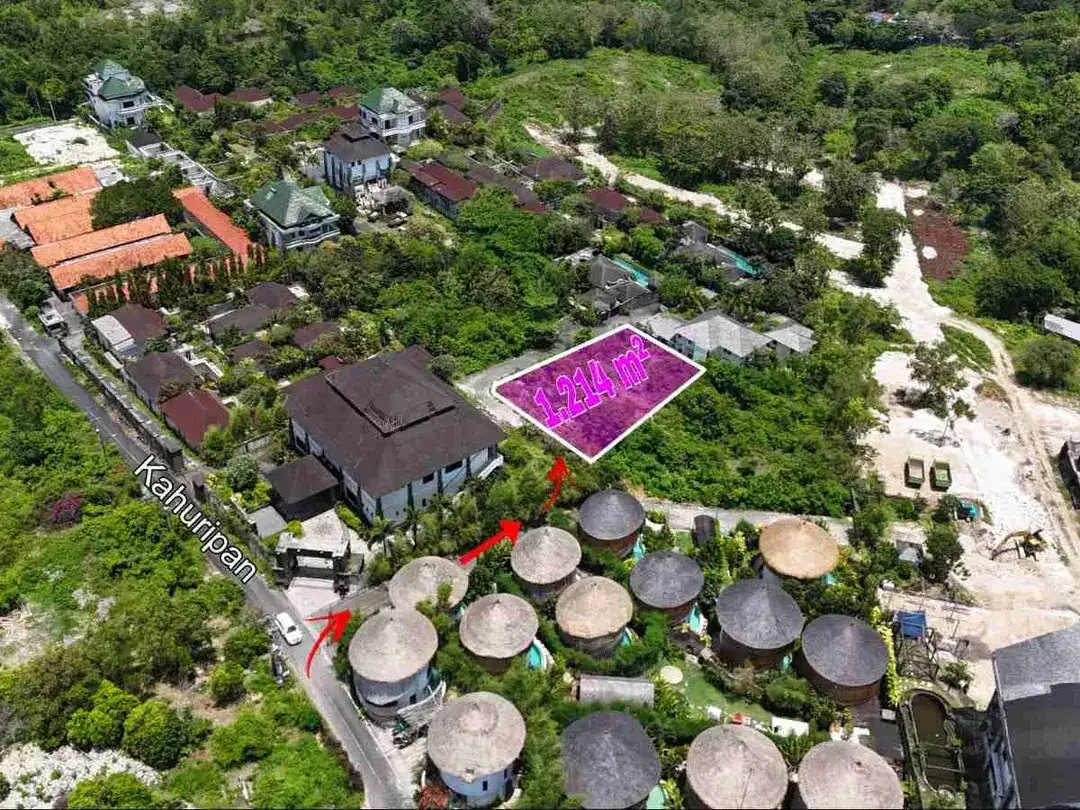 Tanah Ocean View Zona Pink Link Villa Kahuripan Ungasan Bali - Image 4 of 10