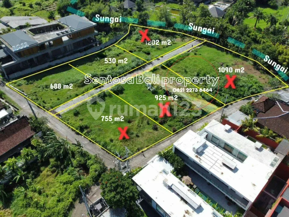 Tanah di Pererenan Canggu Akses Shortcut ke Pantai Lima Dekat Pantai - Image 1 of 4