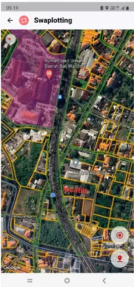 tanah 29 are di jl. Bypass Sanur - Image 7 of 9