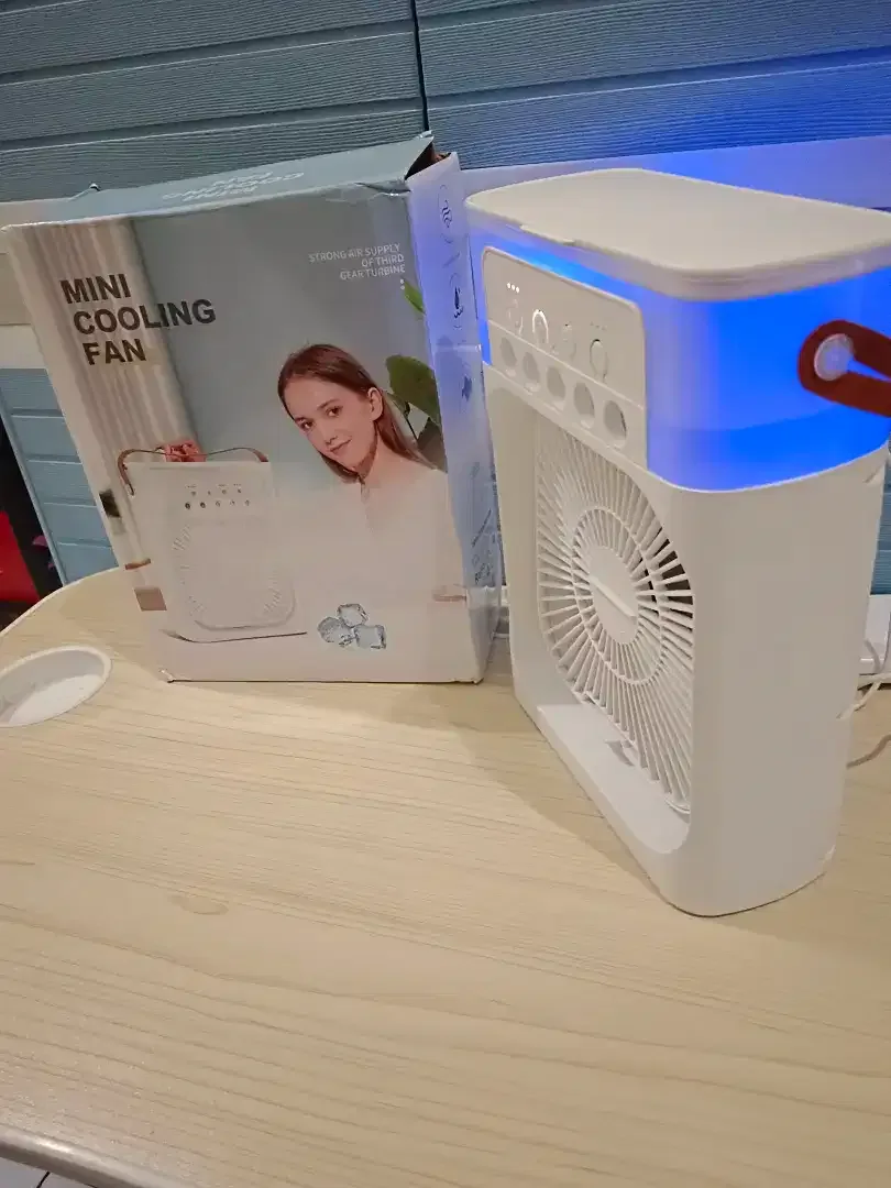 Kipas Mini Ac Portable Air Cooler Fan 10W Uk. 18x7x24cm Ada 3kecepatan - Image 7 of 10