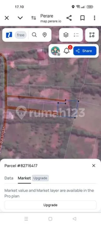 Tanah Murah Siap Bangun Pink Zone3 Menit ke Pantai Balangan Bali - Image 4 of 4