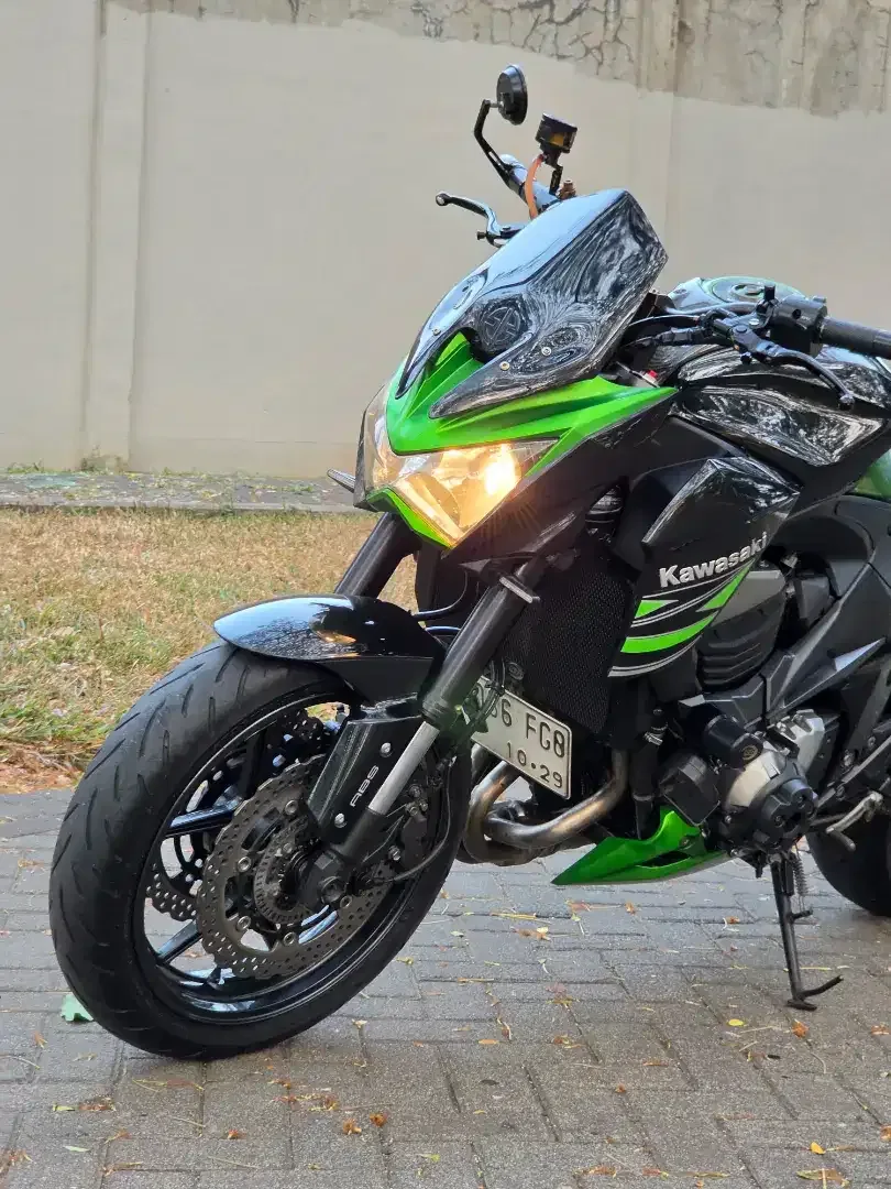 Moge Naked Kawasaki Z800 th 2014 km18rb Antik Siap Gas Turing Like New - Image 8 of 10