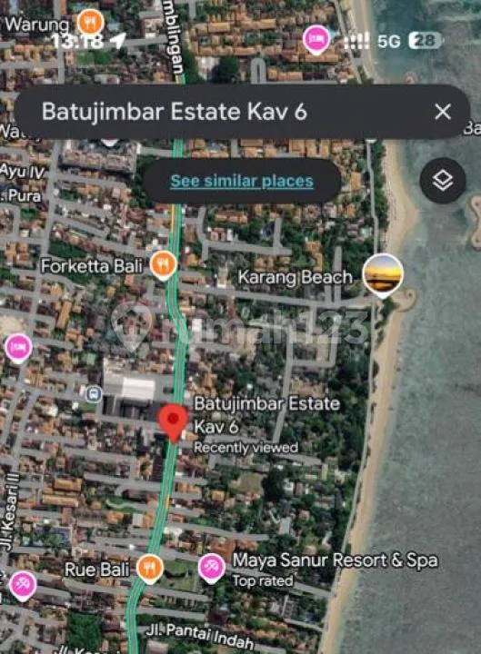 Tanah SHM Cocok untuk Private Vila Strategis di Sanur Bali - Image 2 of 3