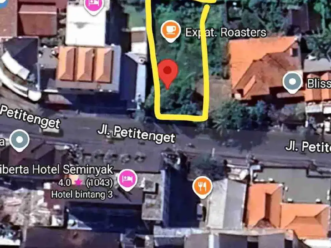 Tanah Komersial Langka Pinggir Jalan Utama Petitenget Seminyak - Image 4 of 7