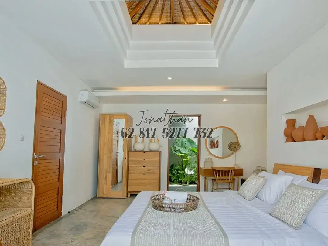 Disewakan Villa Bulanan 3 Kamar Tidur Dekat Pantai Berawa Canggu Bali - Image 10 of 10