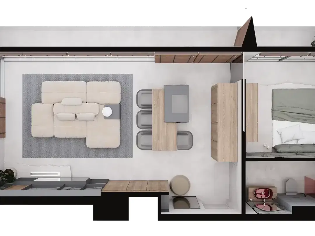 Apartement luxe one bedroom near Seseh Beach - Image 1 of 10