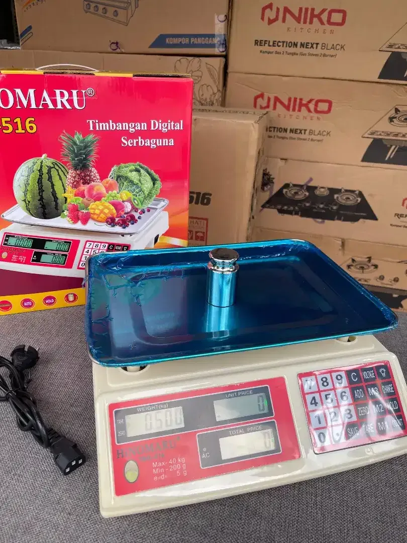 MERK HINOMARU TIMBANGAN BUAH DIGITAL HARGA MAX 40 KG BERKUALITAS - Image 2 of 3