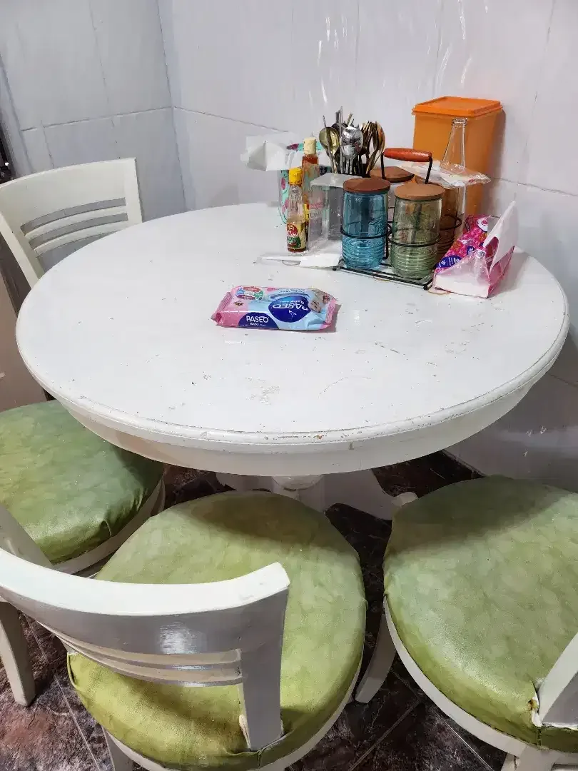 Dijual Meja Makan Kayu Jati Set 4 Kursi - Image 7 of 10