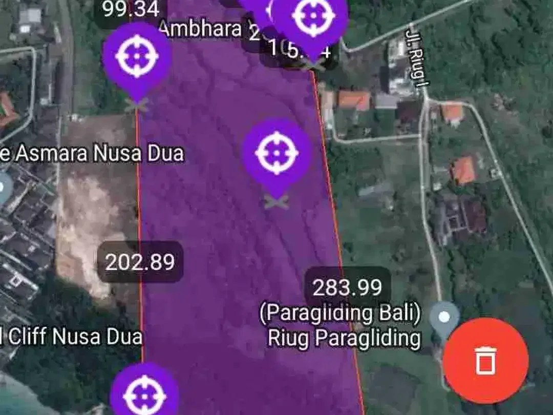 BARANG LANGKA Dijual Tanah Loss Tebing Pantai Nusa Dua Bali - Image 7 of 8