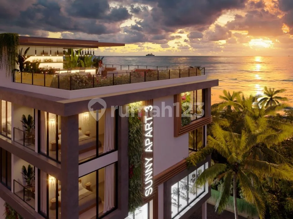 Apartemen Ocean View 1 Menit Dari Pantai Batu Bolong di Jantung Kota Canggu - Image 1 of 4