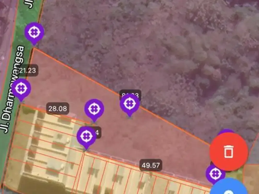 Dijual Tanah 14,65 Are di Jalan Utama Raya Kampial, Nusa Dua - Image 2 of 8