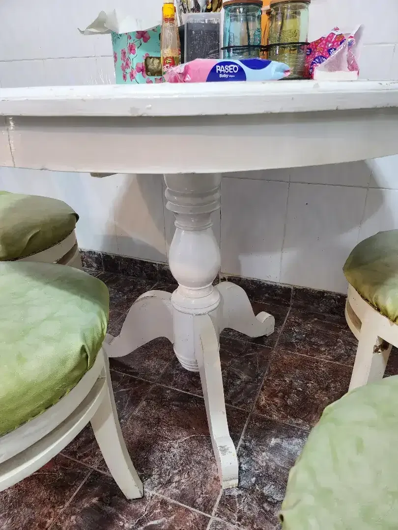 Dijual Meja Makan Kayu Jati Set 4 Kursi - Image 3 of 10