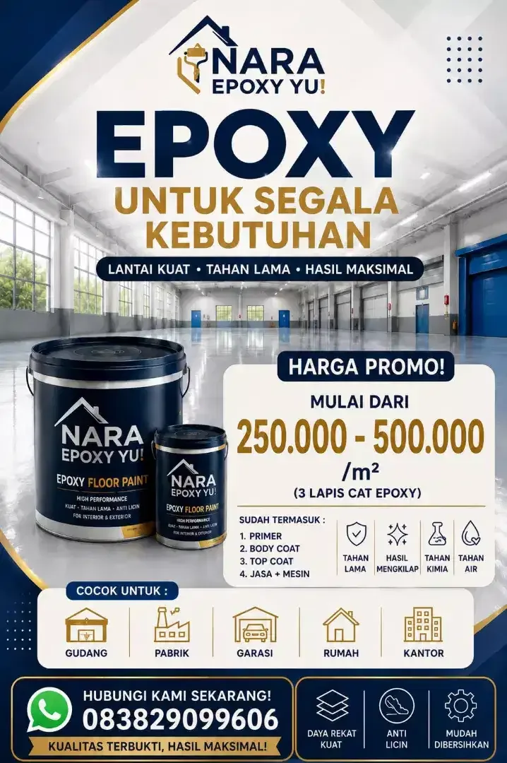 cat epoxy lantai berkualitas - Image 1 of 1