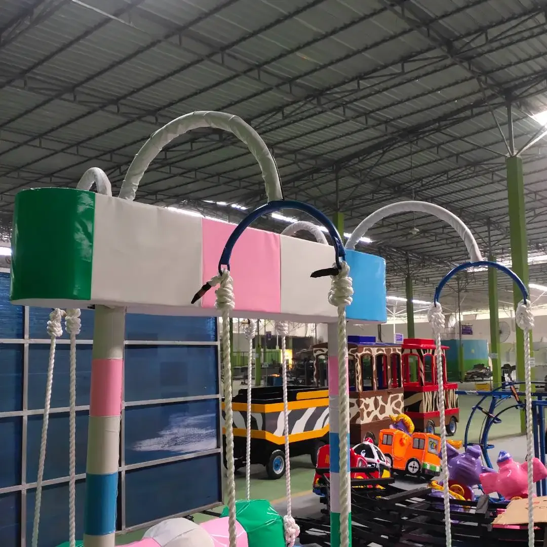 softplay playground indoor anak - peanut swing , coconut palm tree - Image 7 of 7