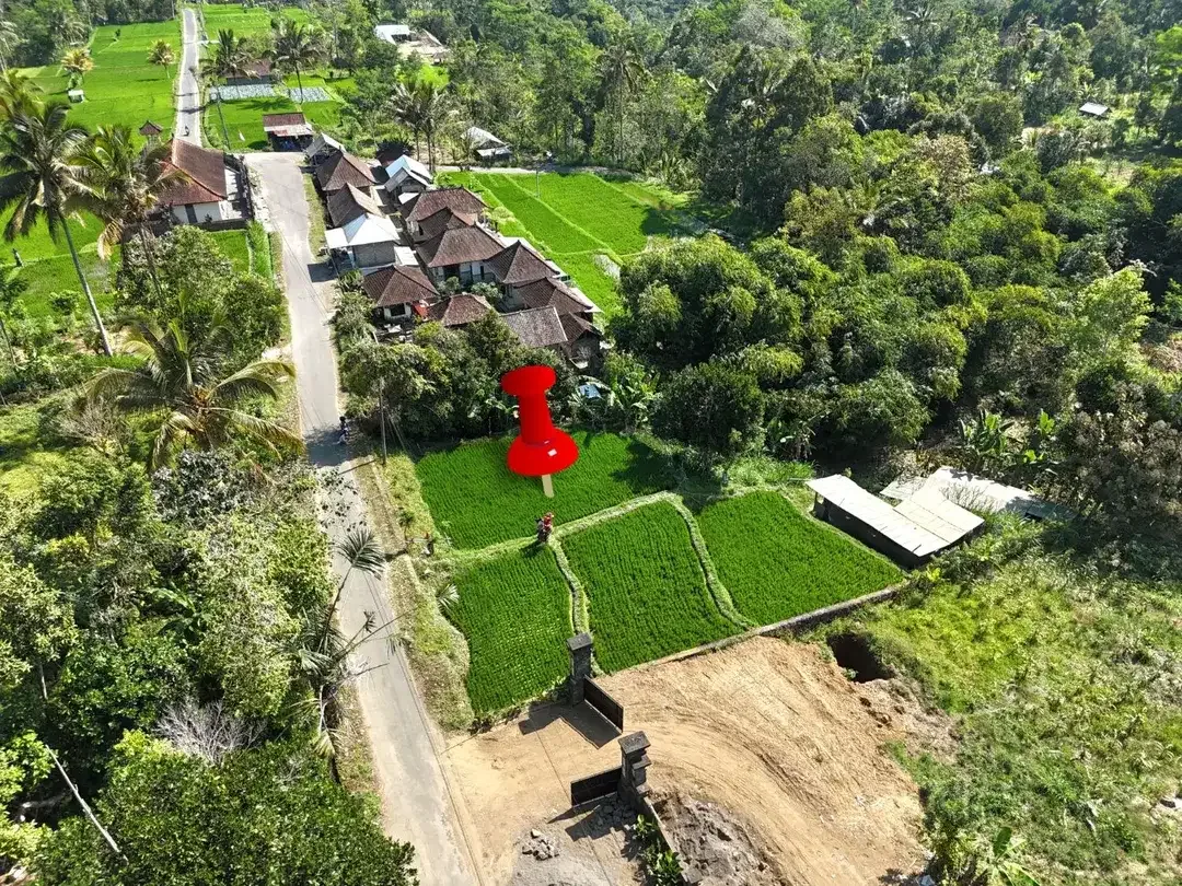 Tanah Tegalallang Ubud Pemandangan Sawah dan Sungai Kecil - Image 3 of 10