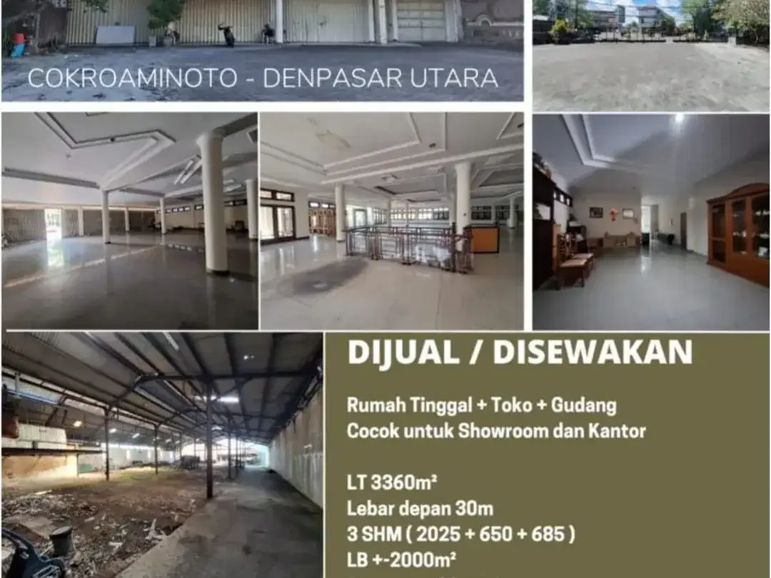 DIJUAL / DISEWAKAN KOMPLEKS PROPERTI KOMERSIAL PREMIUM DI COKROAMINOTO - Image 1 of 1