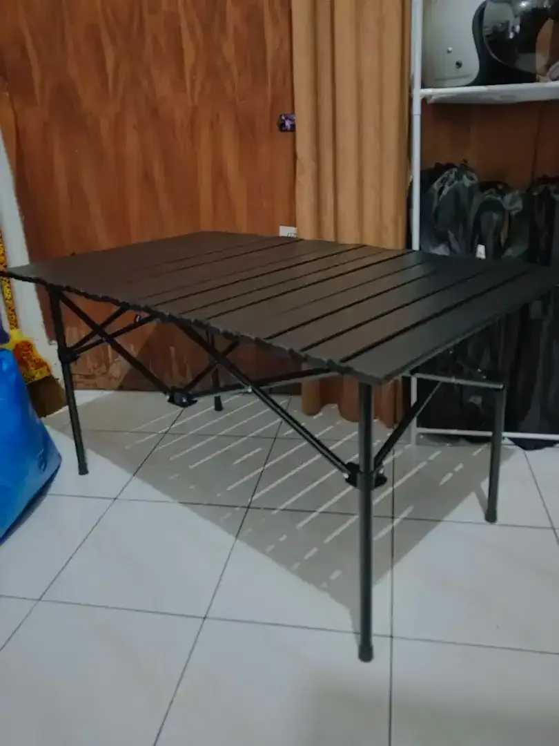 200rb BARU-Meja Camping Lipat Outdoor portable 95x52x50cm Bahan kuat - Image 2 of 4
