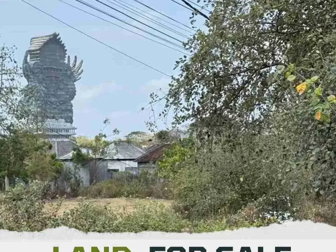 DIJUAL MURAH TANAH LIHAT GWK DI JL BALI CLIFF, UNGASAN – BALI - Image 1 of 6