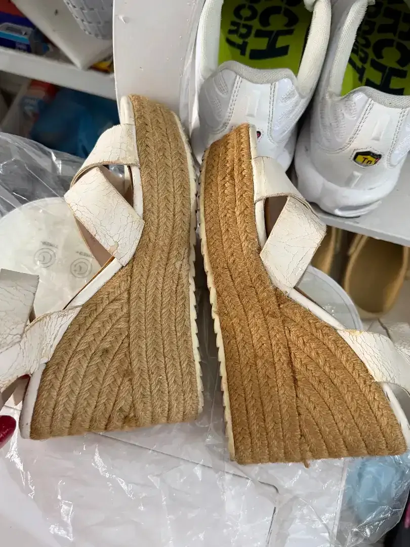 For Sale Preloved sepatu Sandal Wedges Stradivarius Original Counter - Image 2 of 8