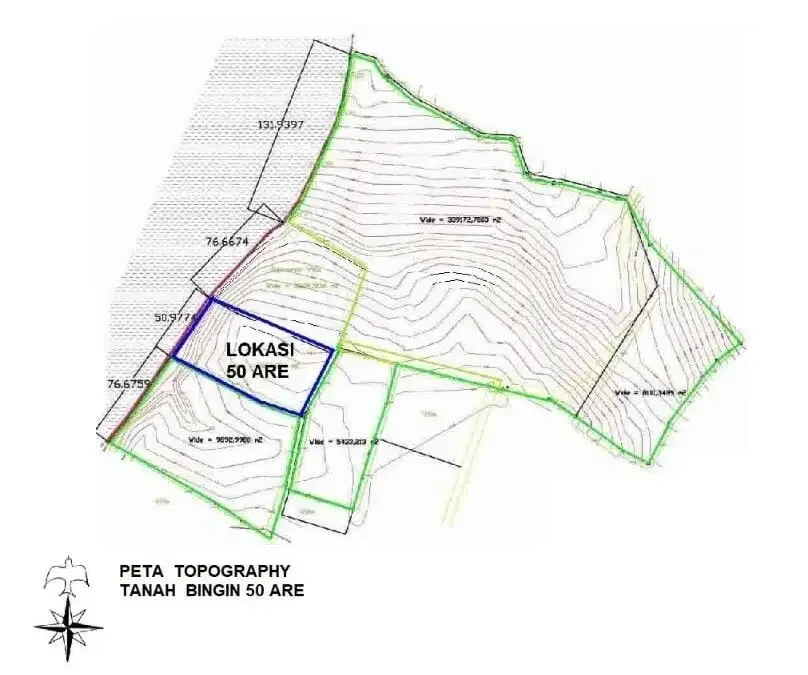 TANAH STRATEGIS LOKASI TEPI TEBING LAUT AREA BINGIN - Image 5 of 8