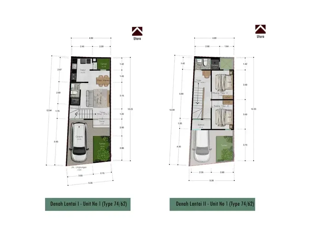 RUMAH BARU MODERN STYLE 3 KAMAR DI DALUNG - Image 9 of 10