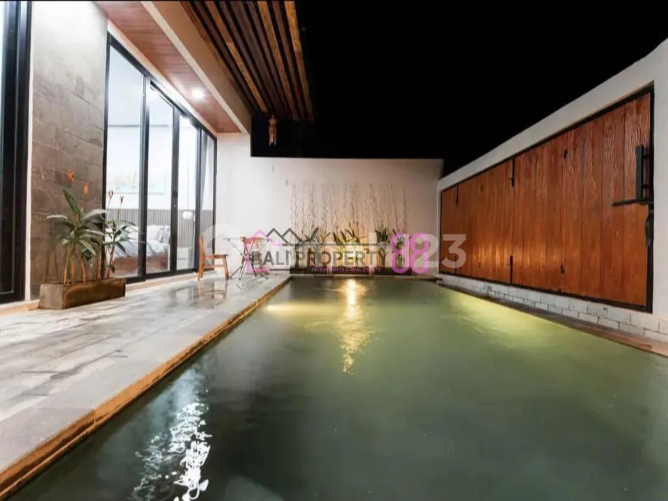 Villa Minimalis View Sawah Menawan dengan Kolam Renang Pribadi di Singapadu Ubud - Image 3 of 4