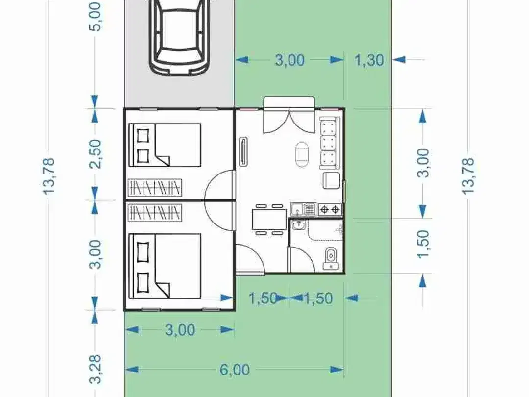 Jual Rumah paling murah di Denpasar, Harga Hanya 300 Jutaan, lokasi di Kebo Iwa, Denpasar Barat - Image 10 of 10