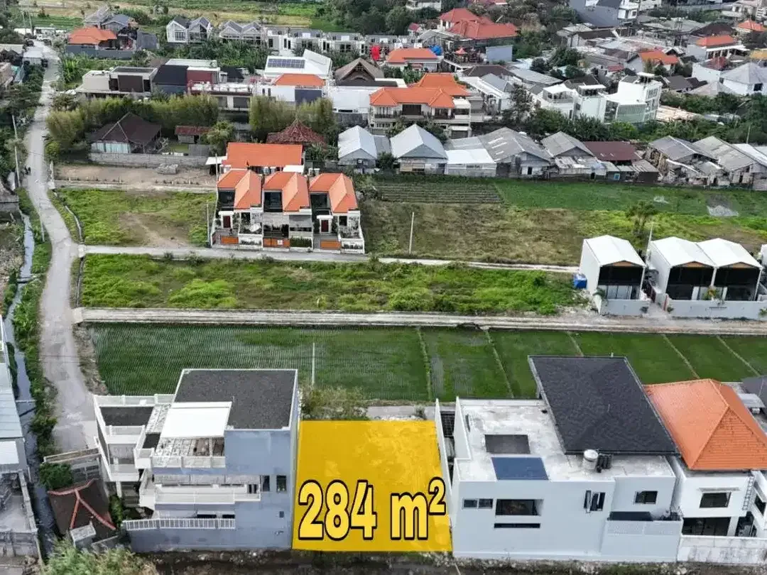 Tanah Plot Kecil Link Villa View sawah Kedampang Kerobokan Bali - Image 4 of 10