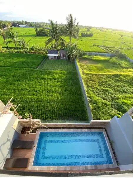 villa baru view sawah & laut pantai Nyanyi - Image 4 of 10