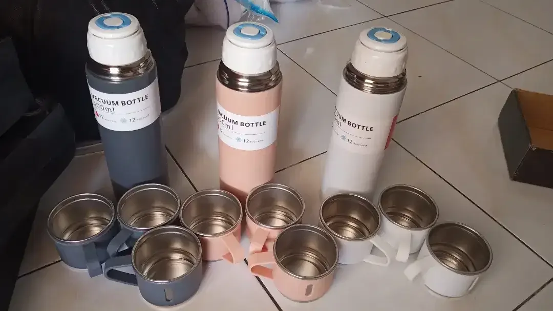 Dijual Murah 60rb SEPAKET(BARU)Termos Sultan Vacuum Flask Set 500ml - Image 2 of 4