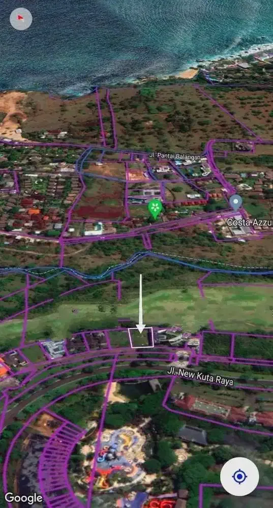 DIJUAL TANAH VIEW LAUT & GOLF COURSE DI BALI PECATU GRAHA - Image 8 of 8