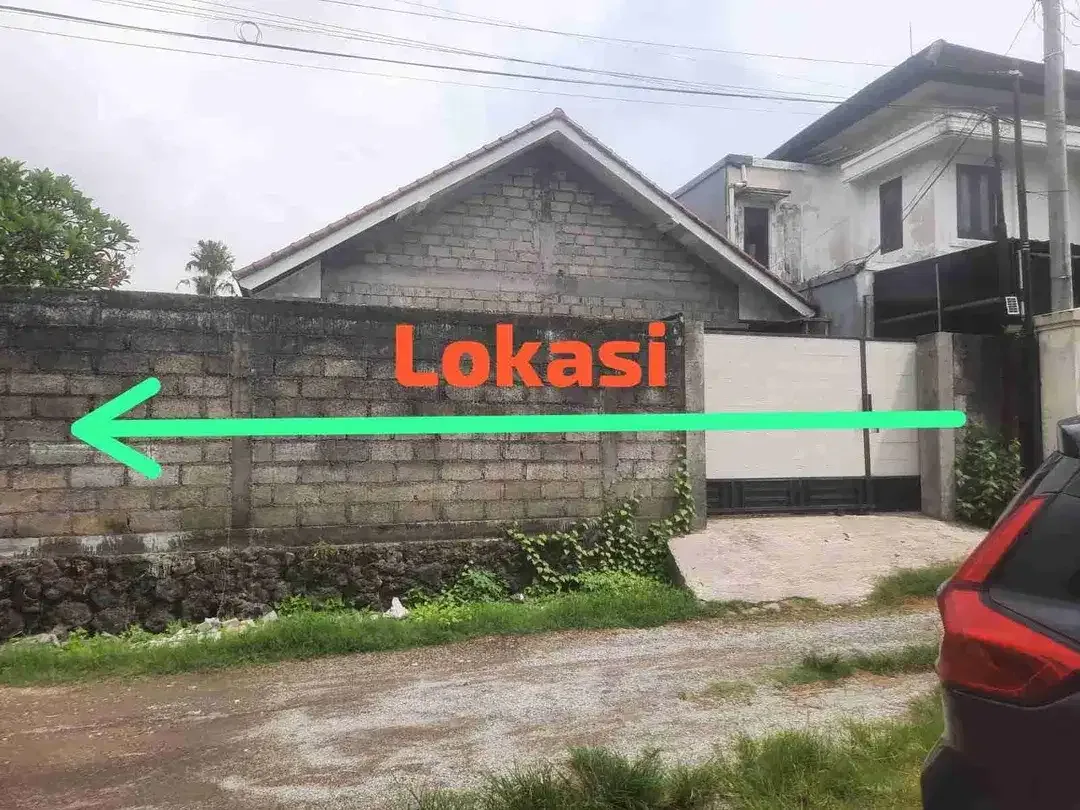 Tanah 220m2 Sudah Tembok di Gang Tunjung Sanur - Image 1 of 6