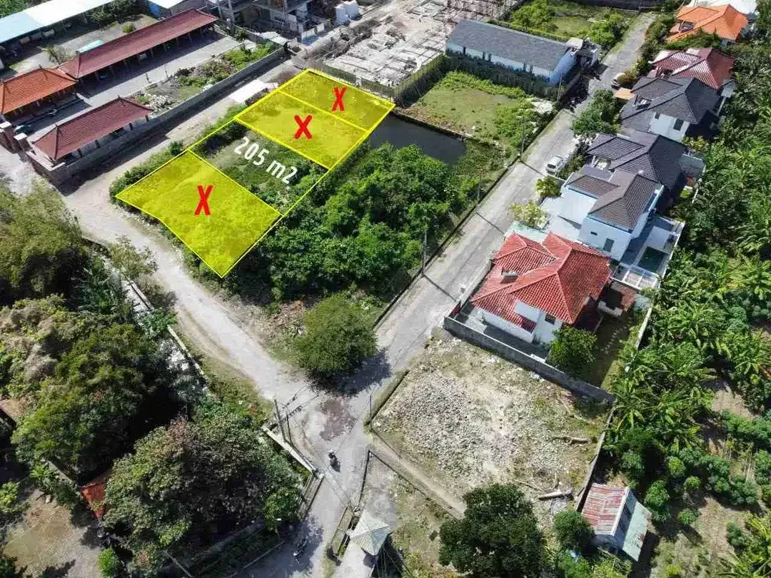 Jual tanah di mertanadi KEROBOKAN dkt SEMINYAK kawasan pariwisata Bali - Image 8 of 10